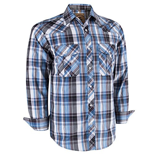 Coevals Club Men's Long Sleeve Western Plaid Shirt: $26.34 Coevals Club Men's Long Sleeve Western Plaid Shirt: $26.34