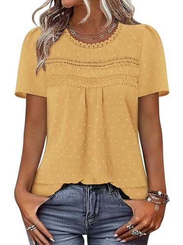 Bette Boutik Women's Short Sleeve Chiffon Babydoll Top: $12.99 Bette Boutik Women's Short Sleeve Chiffon Babydoll Top: $12.99