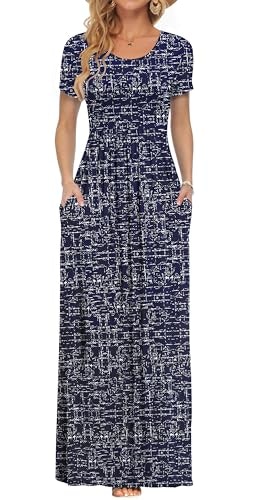 Auselily Women's Short Sleeve Casual Maxi Dress: $31.44 Auselily Women's Short Sleeve Casual Maxi Dress: $31.44