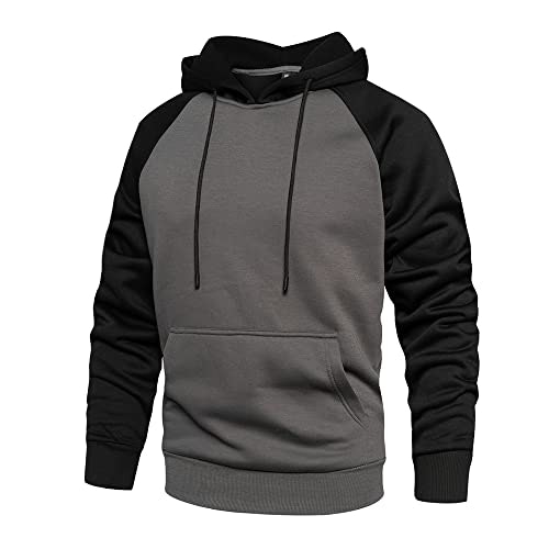 Toloer Men's Contrast Color Pullover Hoodie: $21.24 Toloer Men's Contrast Color Pullover Hoodie: $21.24