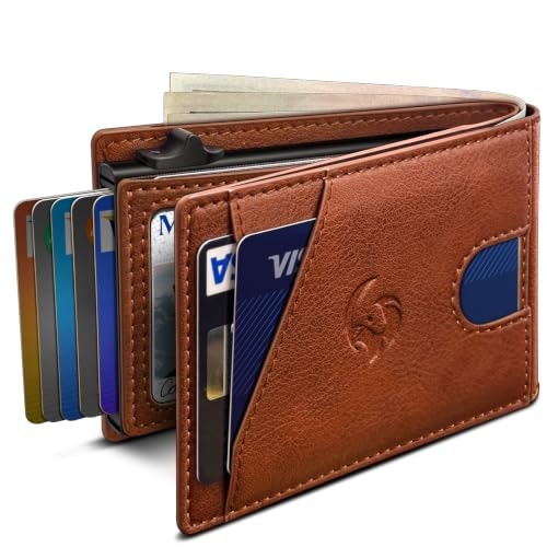 Housmai Slim Pop-Up RFID-Blocking Bifold Wallet: $31.99 Housmai Slim Pop-Up RFID-Blocking Bifold Wallet: $31.99