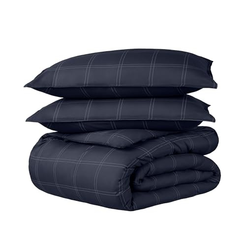 Bare Home Queen Plaid Duvet Cover Set: $27.33 Bare Home Queen Plaid Duvet Cover Set: $27.33