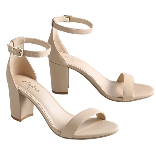 Ankis Women's Open Toe Ankle Strap Chunky Heel Sandals 2.75-Inch: $24.49 Ankis Women's Open Toe Ankle Strap Chunky Heel Sandals 2.75-Inch: $24.49