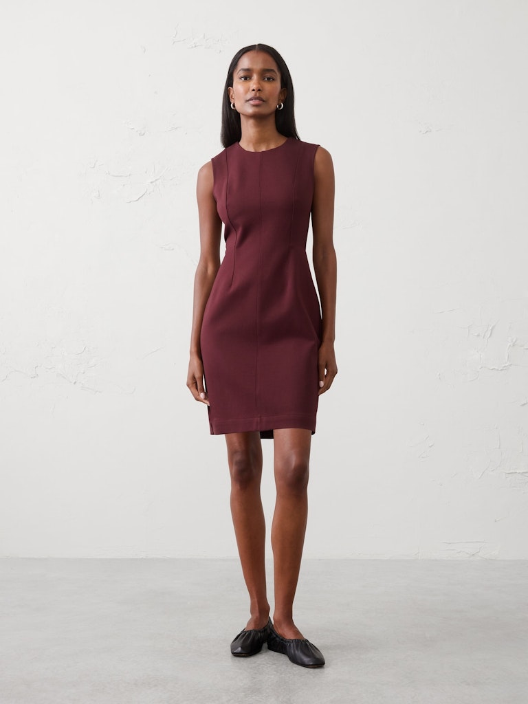 Seamed Mini Dress: $65