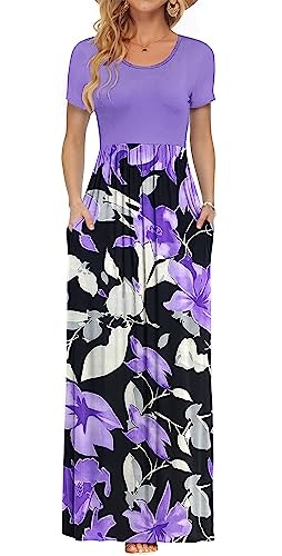 Auselily Women's Short Sleeve Casual Maxi Dress: $29.98 Auselily Women's Short Sleeve Casual Maxi Dress: $29.98