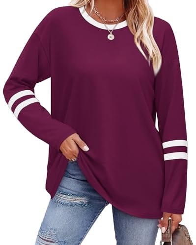 Sampeel Plus Size Women's Long Sleeve Fall Blouse: $14.98 Sampeel Plus Size Women's Long Sleeve Fall Blouse: $14.98