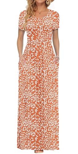 Auselily Women's Short Sleeve Casual Maxi Dress: $31.44 Auselily Women's Short Sleeve Casual Maxi Dress: $31.44