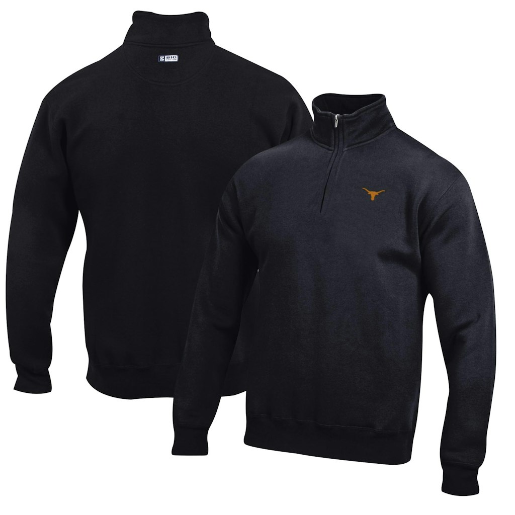Texas Longhorns Men's Cotton Quarter-Zip Pullover Sweatshirt: $89.99 Texas Longhorns Men's Cotton Quarter-Zip Pullover Sweatshirt: $89.99