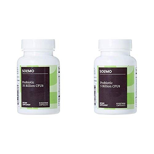 Amazon Brand Digestive Health Probiotic Capsules 40-Billion CFU: $19.33