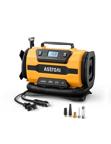 AstroAI 12V DC and 120V AC Portable Tire Inflator: $54.98