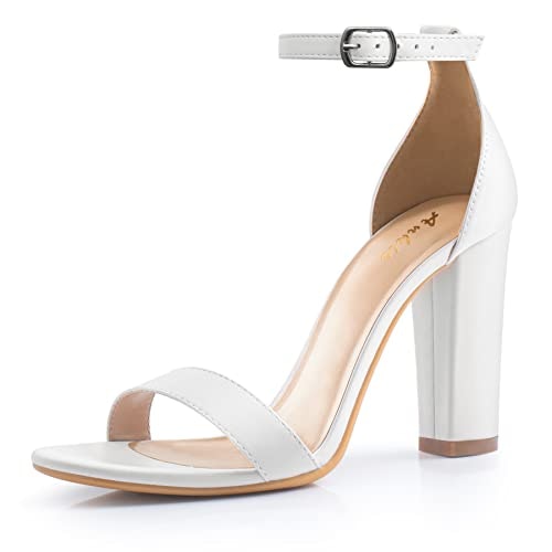 Ankis Women's Open Toe Ankle Strap Chunky Heels: $33.96 Ankis Women's Open Toe Ankle Strap Chunky Heels: $33.96