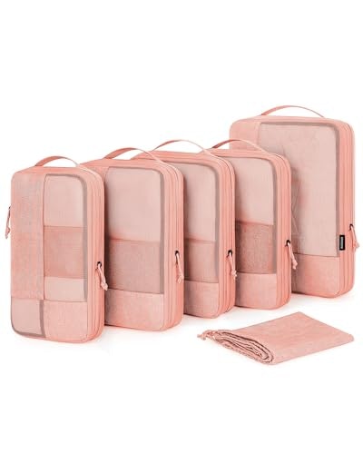 Bagsmart Compression Packing Cubes 6-Piece Set: $27.99 Bagsmart Compression Packing Cubes 6-Piece Set: $27.99
