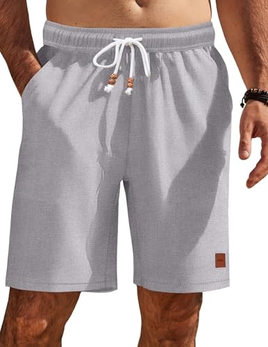 Coofandy Men's Elastic Waistband Drawstring Shorts: $14.97 Coofandy Men's Elastic Waistband Drawstring Shorts: $14.97