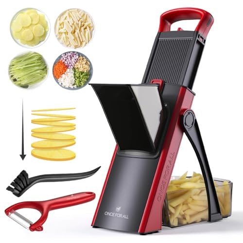Once for All Mandoline Slicer with Peeler: $45.03 Once for All Mandoline Slicer with Peeler: $45.03