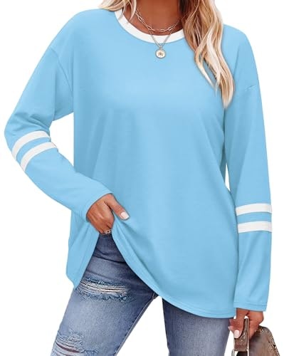 Sampeel Women's Long Sleeve Color Block Top: $14.97 Sampeel Women's Long Sleeve Color Block Top: $14.97
