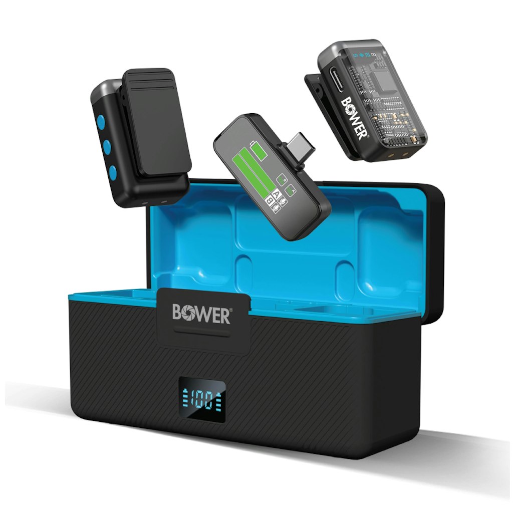 Bower Vox Z1 Dual Wireless Microphone with Charging Case: $89.99 Bower Vox Z1 Dual Wireless Microphone with Charging Case: $89.99