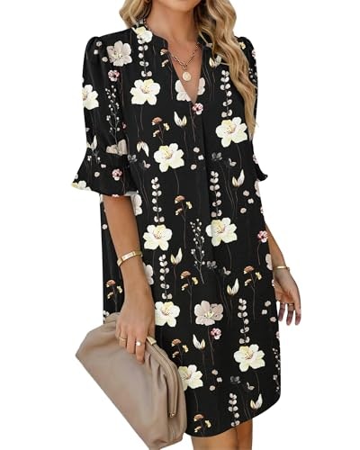 Auselily Floral Summer Dress: $19.98 Auselily Floral Summer Dress: $19.98