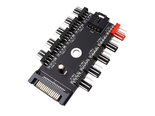 4-Pin PWM 1-to-10 Fan Power Splitter Hub: $15.59 4-Pin PWM 1-to-10 Fan Power Splitter Hub: $15.59