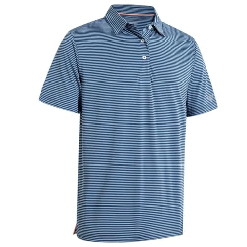 Men's Moisture-Wicking Performance Golf Polo Shirt: $23.76