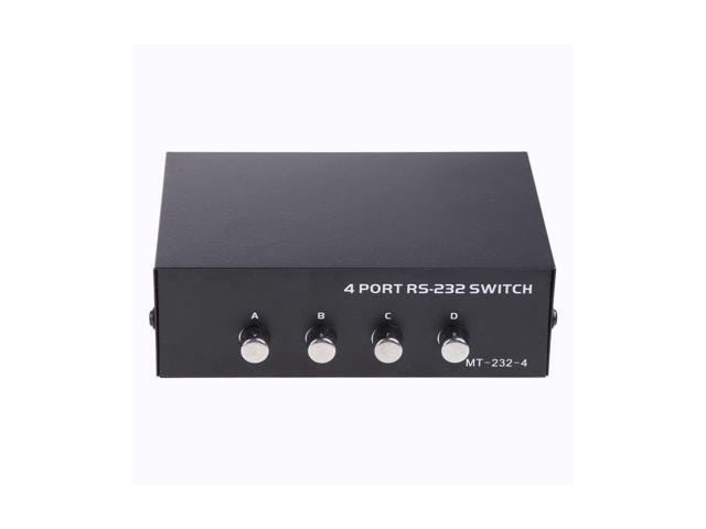 Bucier 4-Port Manual RS-232 Serial Switch: $45.89 Bucier 4-Port Manual RS-232 Serial Switch: $45.89