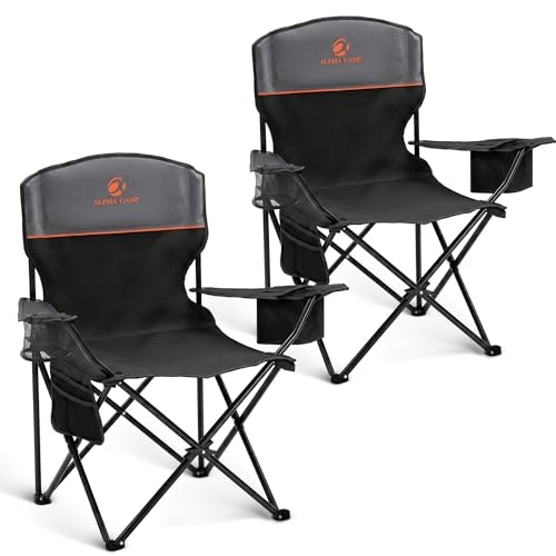 Alpha Camp Folding Camping Chair 2-Pack: $50.99