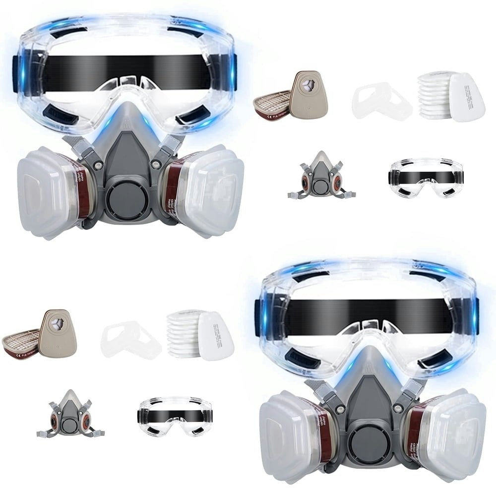 Pomerol Half Face Respirator with Activated Carbon Filter 2-Pack: $25.55