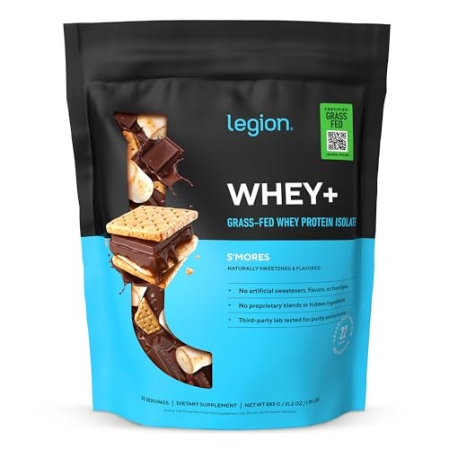Legion Whey+ Protein Isolate 30-Serving Tub: $49.99