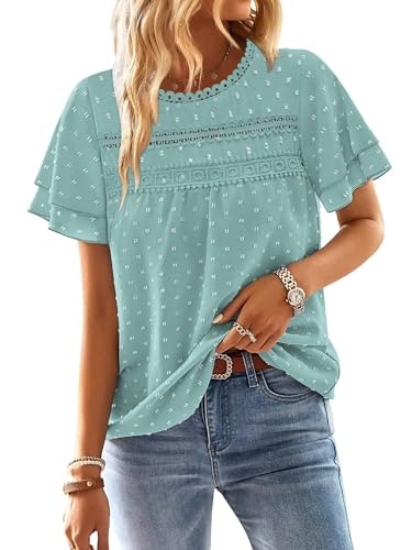 Bette Boutik Women's Butterfly Short Sleeve Boho Blouse: $16.99 Bette Boutik Women's Butterfly Short Sleeve Boho Blouse: $16.99