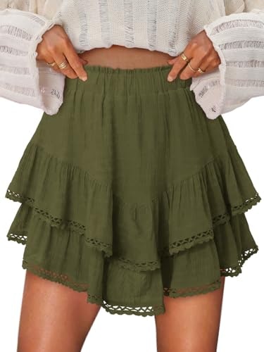 Onlypuff Women's Flowy Ruffle Skort: $28.89 Onlypuff Women's Flowy Ruffle Skort: $28.89