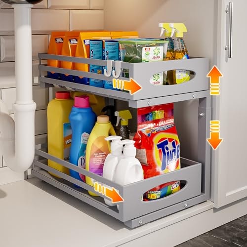 2-Tier Under Sink Organizer: $27.99 2-Tier Under Sink Organizer: $27.99