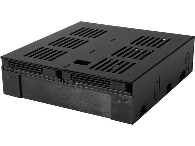 Icy Dock ExpressCage MB322SP-B 2-Bay 2.5-inch SATA/SAS HDD/SSD Mobile Rack: $64.04 Icy Dock ExpressCage MB322SP-B 2-Bay 2.5-inch SATA/SAS HDD/SSD Mobile Rack: $64.04