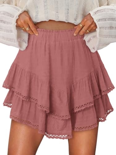 Onlypuff Women's Flowy Ruffle Skort: $28.48 Onlypuff Women's Flowy Ruffle Skort: $28.48