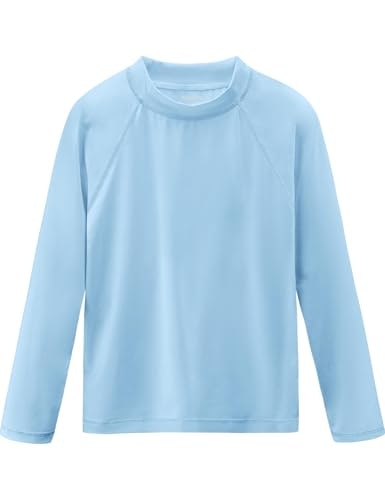 Boys' Long Sleeve Rash Guard Swim Shirt: $8.49