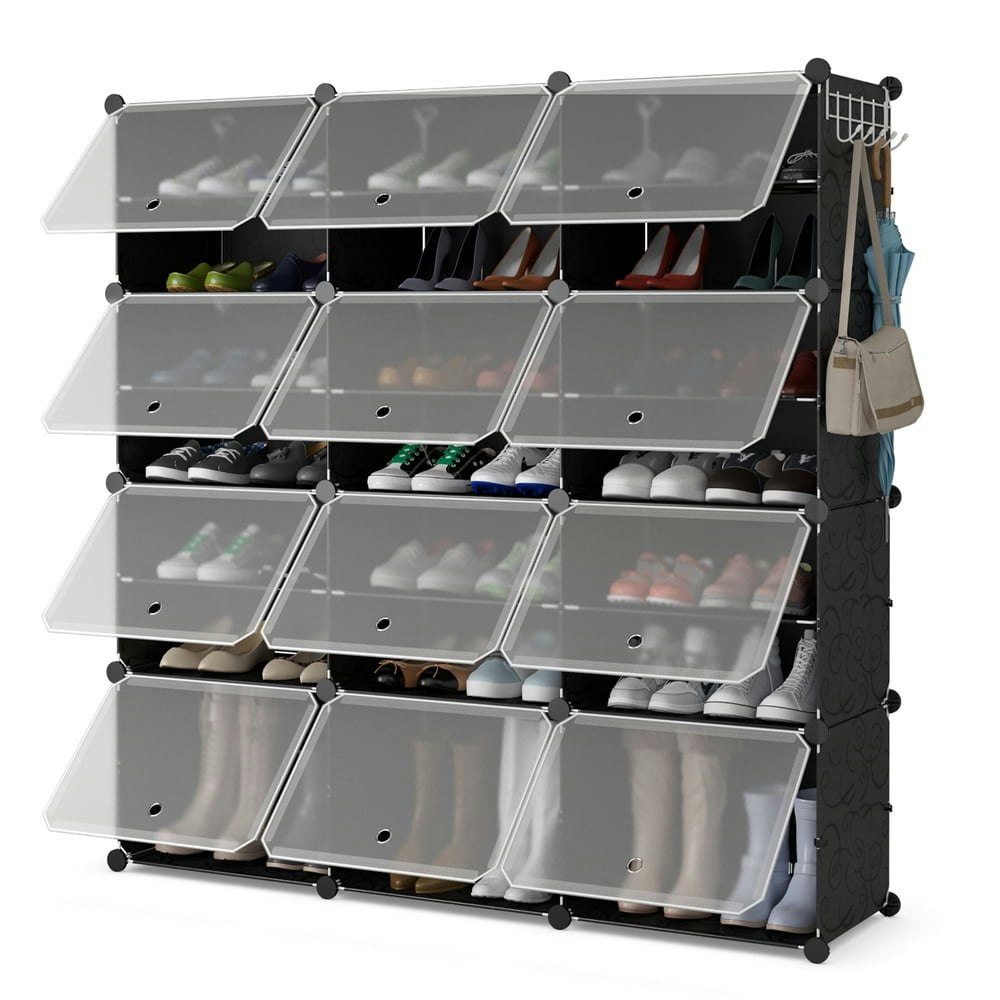 Costway 12-Cube Portable Shoe Rack Organizer: $53.19 Costway 12-Cube Portable Shoe Rack Organizer: $53.19