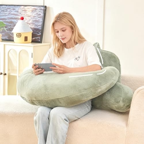 19-Inch Faux Fur Reading Pillow: $39.94 19-Inch Faux Fur Reading Pillow: $39.94