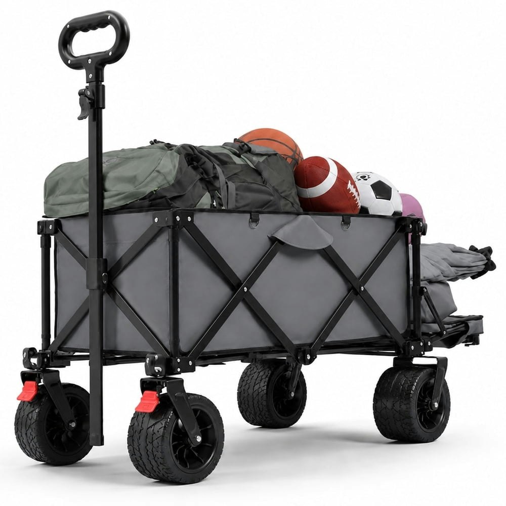 Enyopro 440lb Collapsible Wagon Cart: $53.99 Enyopro 440lb Collapsible Wagon Cart: $53.99