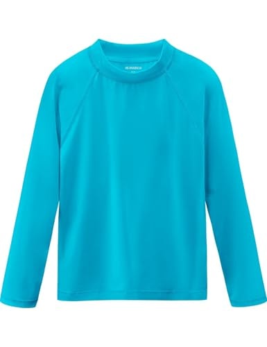 Boys' Long Sleeve UPF 50+ Rash Guard Swim Shirt: $8.48
