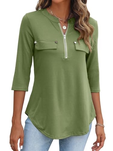 Women's 3/4 Sleeve Dressy Casual Blouse: $21.89 Women's 3/4 Sleeve Dressy Casual Blouse: $21.89