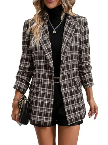 Mina Tweed Blazer Jacket: $50.99 Mina Tweed Blazer Jacket: $50.99
