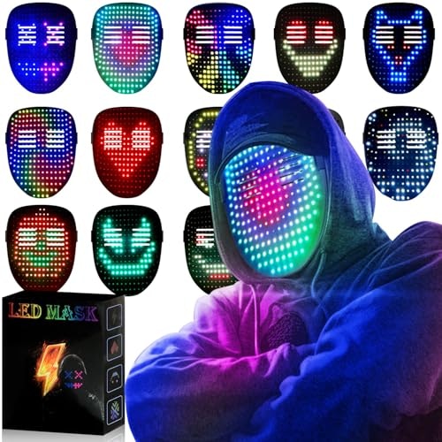 Megoo Gesture-Sensing LED Transforming Face Mask: $29.99