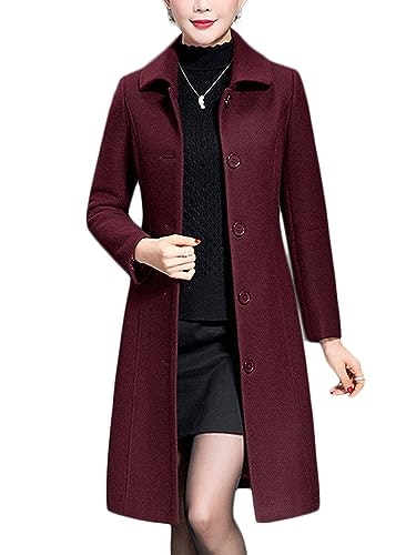 Jenkoon Women's Wool Trench Coat: $49.98 Jenkoon Women's Wool Trench Coat: $49.98