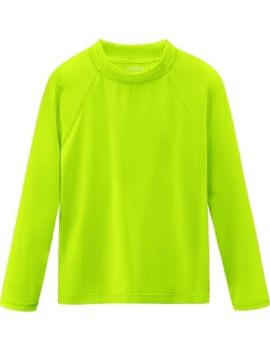 Boys Long Sleeve UPF 50+ Rash Guard Swim Shirt: $10.19