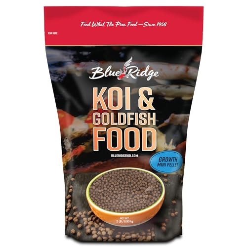Blue Ridge 2lb Mini Growth Koi and Goldfish Food Pellets: $16.70 Blue Ridge 2lb Mini Growth Koi and Goldfish Food Pellets: $16.70