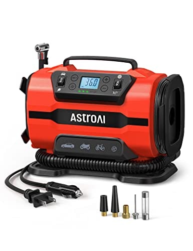 AstroAI 12V DC and 120V AC Portable Tire Inflator: $54.98 AstroAI 12V DC and 120V AC Portable Tire Inflator: $54.98