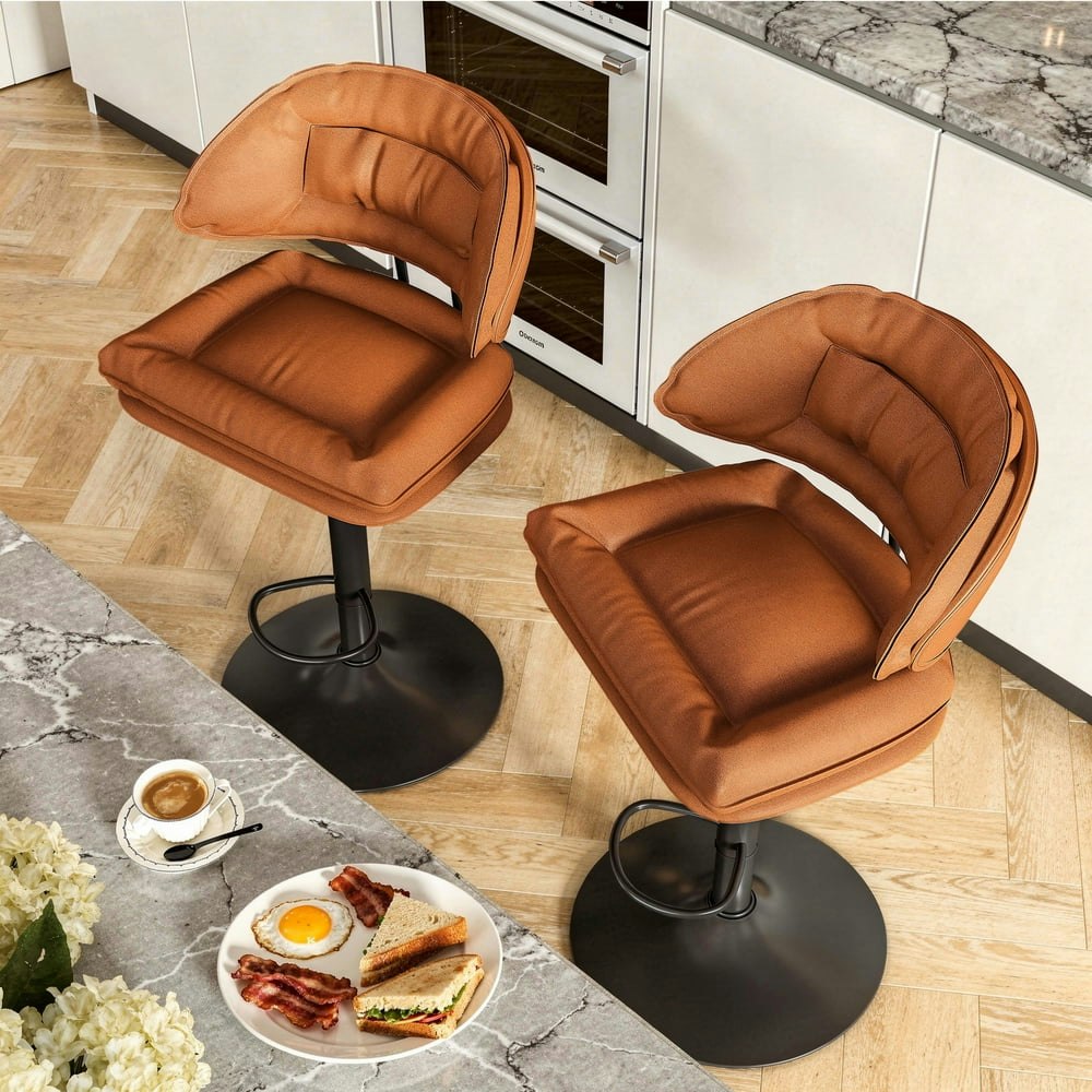 Hawsaiy Adjustable Swivel Bar Stools 2-Pack: $95.99 Hawsaiy Adjustable Swivel Bar Stools 2-Pack: $95.99