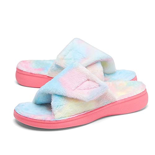 Sollbeam Women's Orthopedic Fuzzy House Slippers: $30.57 Sollbeam Women's Orthopedic Fuzzy House Slippers: $30.57