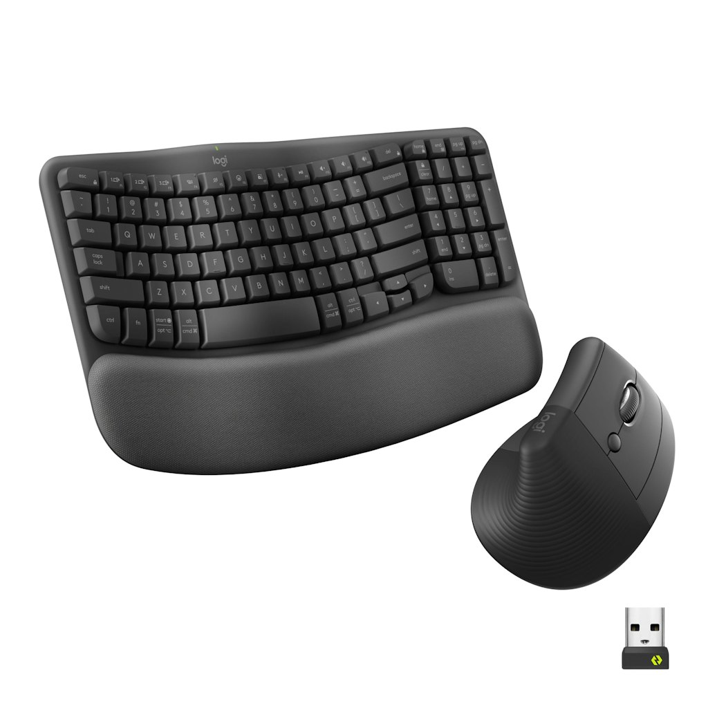 Logitech Wave Keys and Lift Vertical Mouse Ergonomic Bundle: $119.99 Logitech Wave Keys and Lift Vertical Mouse Ergonomic Bundle: $119.99