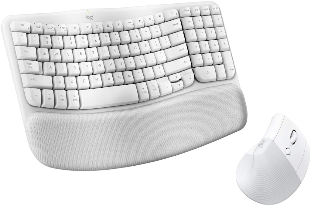 Logitech Wave Keys and Lift Vertical Ergonomic Keyboard and Mouse Bundle for Mac: $119.99 Logitech Wave Keys and Lift Vertical Ergonomic Keyboard and Mouse Bundle for Mac: $119.99