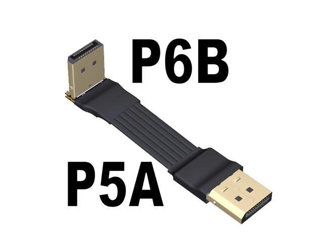 DisplayPort 1.4 Male to Male Extension Adapter Cable 15cm: $39.90