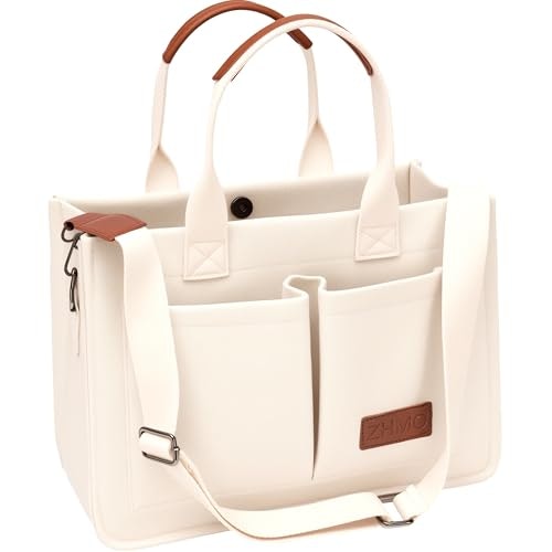 Zhmo Canvas Laptop Tote Bag: $18.98 Zhmo Canvas Laptop Tote Bag: $18.98